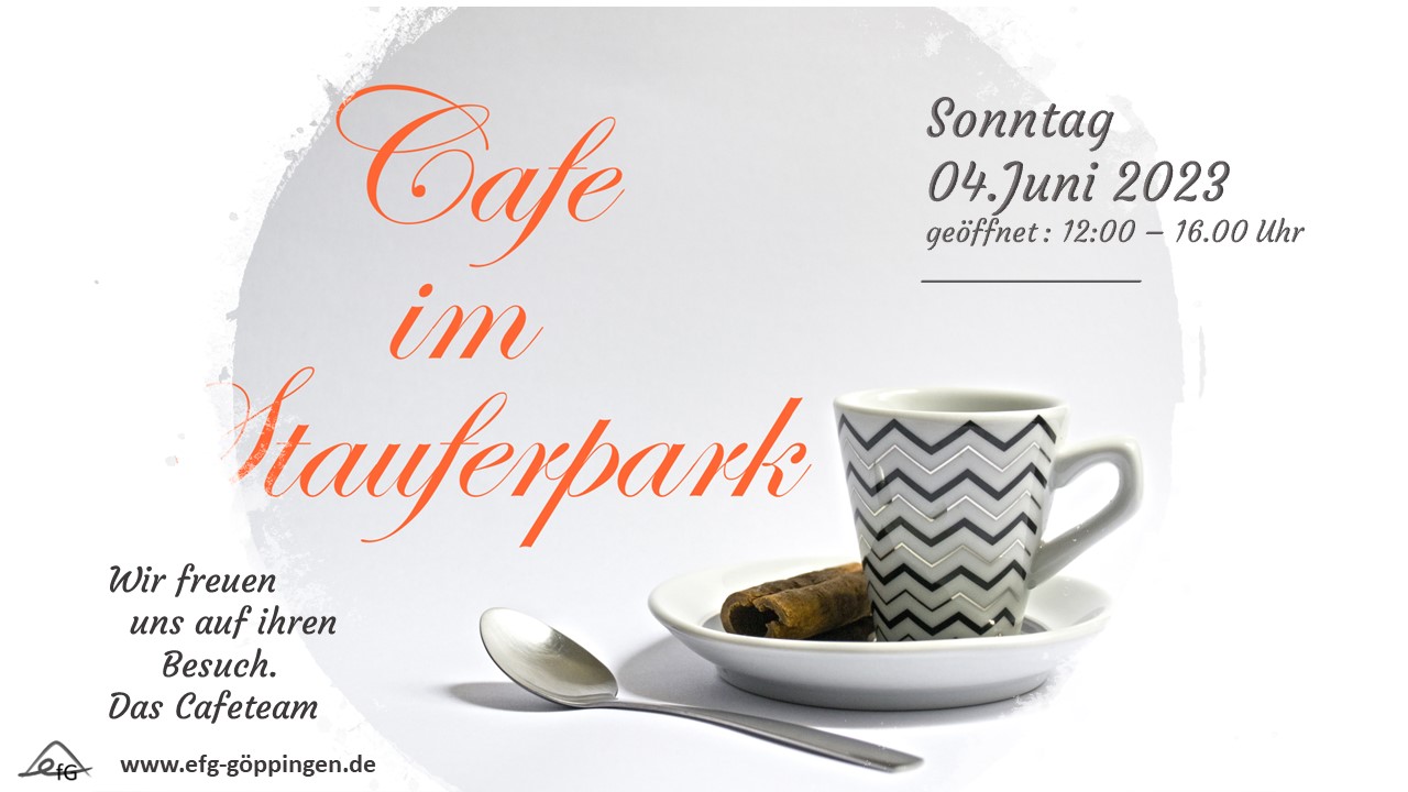 Cafe im Stauferpark 2023 06 04